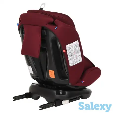 BAMBOLA Автокресло для детей 0-36 кг Minori ISOFIX Темно/Красный 2шт/кор, фотография 5