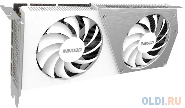 Видеокарта inno3d nvidia geforce rtx 4060 ti twin x2 oc white, фотография 1
