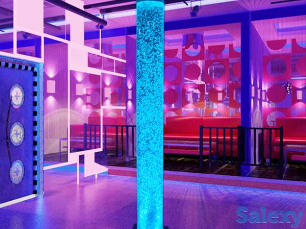 Воздушно пузырьковые колонны - панели. Водопады по стеклу., фотография 2