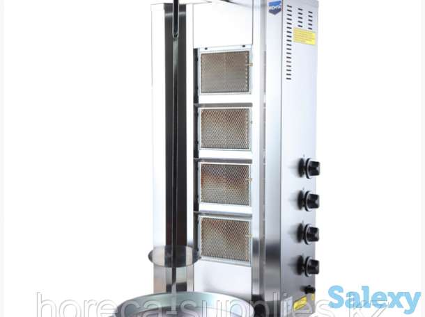 Аппарат для донера газовая 4-х горелковая с верхним мотором, фотография 1