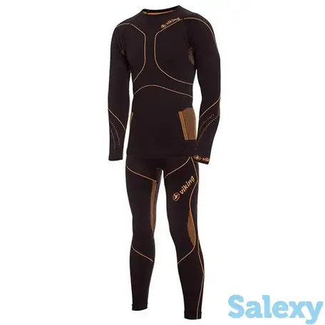 Комплект термобелья viking bruno men black/orange, фотография 1