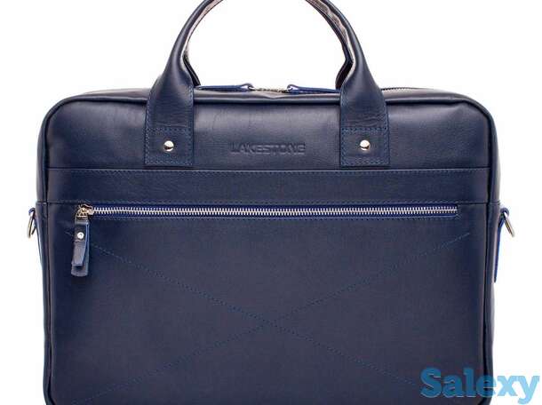 Деловая сумка Bartley Dark Blue для ноутбука, фотография 1