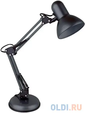 Светильник настольный lucia юниор (465-b) на подставке e27 черный, фотография 1