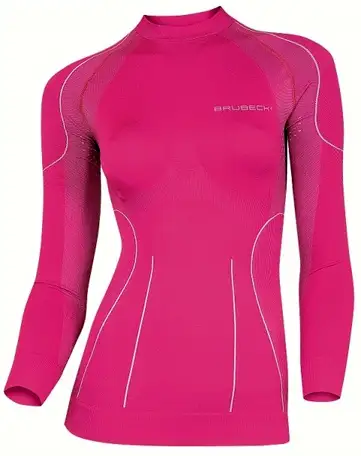 Термокофта brubeck wmn thermo body guard pink, фотография 19