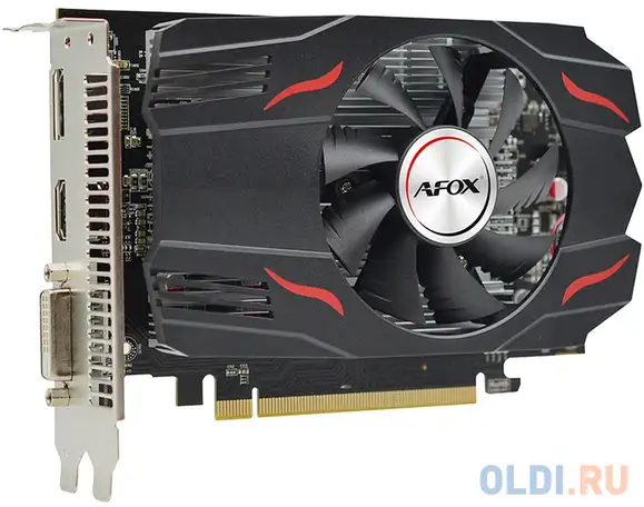 Rx550 2gb gddr5 128bit dvi hdmi dp atx single fan retail, фотография 1