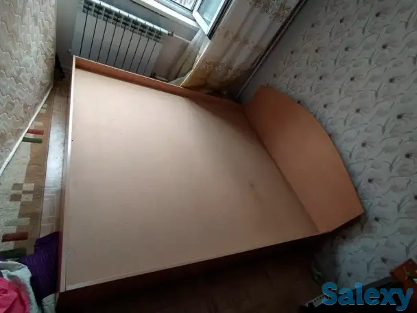 Кровать двухспальная с матрацем, фотография 2