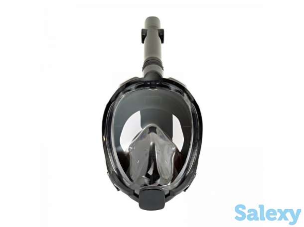 Маска подводная полнолицевая sargan галактика премиум черная/черная/черная, фотография 8