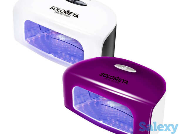 Лампа для маникюра solomeya super arch 9g led lamp, цвет #3 фиолетовая, фотография 1