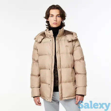 Мужская короткая куртка-пуховик lacoste, фотография 1