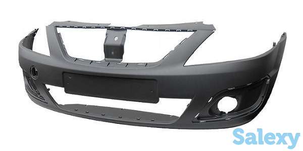 Передний бампер на Lada Largus под покраску (не покрашен), фотография 1