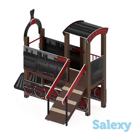 Мф 10.03.05-10 паровозик (мини черный), фотография 1