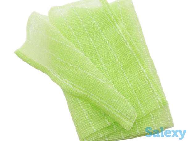 Мочалка для душа он:е awayuki body towel (зелёная, жёсткая), фотография 2