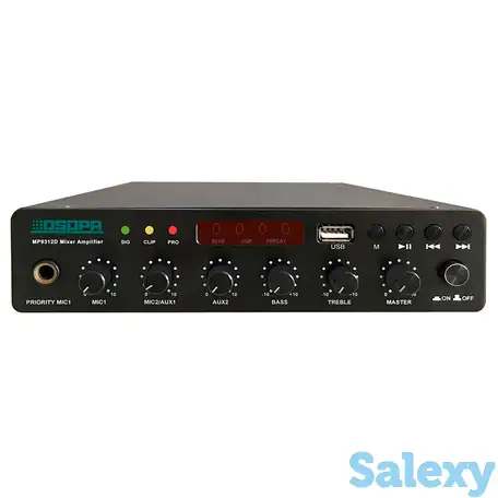 Микшер-усилитель с плеером dsppa mp9312d, фотография 1