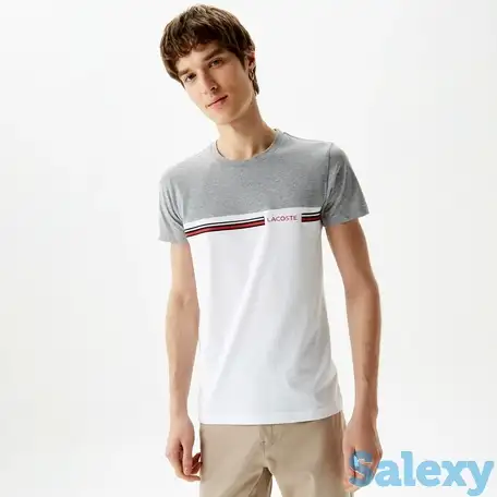 Мужская футболка lacoste slim fit, фотография 1