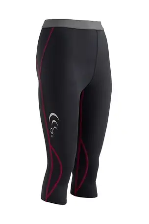 Термобрюки goldwin c3fit wmn 3/4 compression dark grey, фотография 20