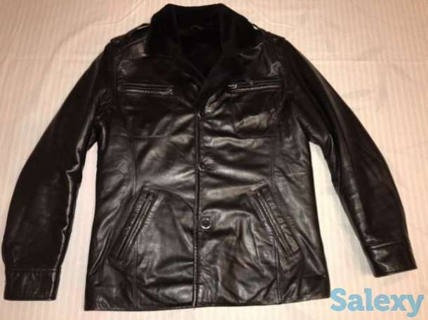 Продам стильную кожаную дубленку, фотография 1