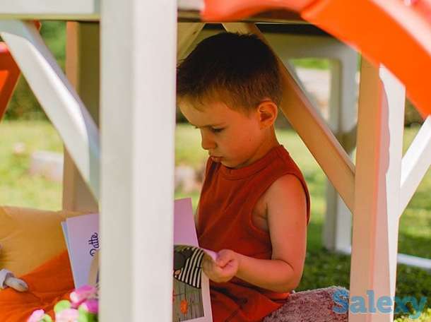 Детский игровой домик Smoby,на сваях с горкой, фотография 4