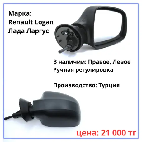 Боковые зеркала оригинальные: Renault Logan, Lada Samara, ZAZ Chance, фотография 4