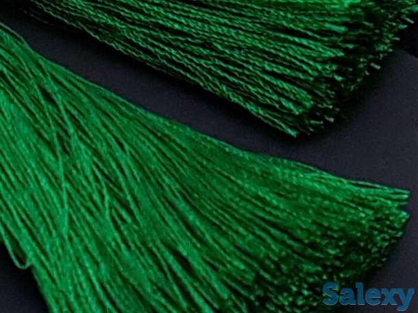 Серьги-кисти wizard brush - emerald, фотография 3