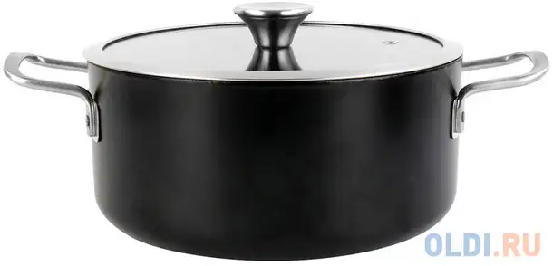 Кастрюля vitrinor ares 24 24 см сталь, фотография 1
