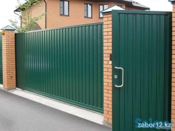 Изготовление и монтаж ворот (металлические), фотография 2