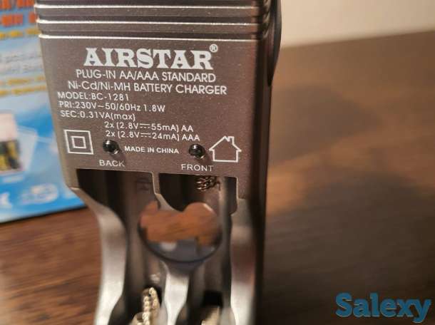 Зарядное устройство, зарядка для аккумуляторных батареек Ni-Cd/Mh, фотография 3
