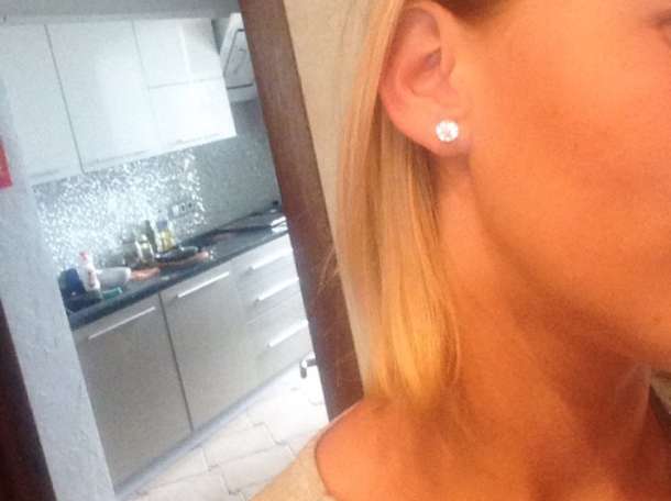 Продам серьги-гвоздики, фотография 4