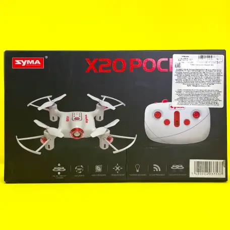 Квадрокоптер SYMA X20 Pocket  компактный, маневренный, с подсветкой!, фотография 1