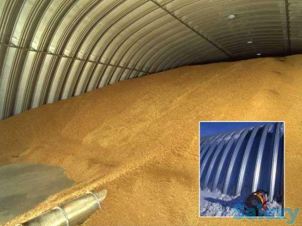 Зернохранилища арочные напольного типа - стальные амбары, фотография 4