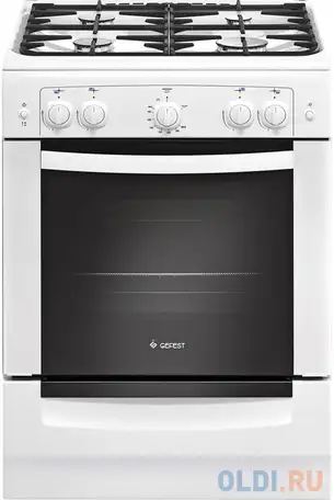 Газовая плита gefest пг 6100-02 0009 белый, фотография 1