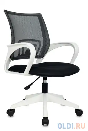 Кресло бюрократ ch w 696 черный tw-01 tw-11 сетка/ткань крестов. пластик, фотография 1