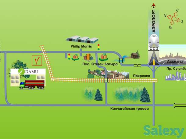 Складские помещения в аренду, Илийский р-н, пос. Байсерке, ул. Султана Бейбарса 1, фотография 2