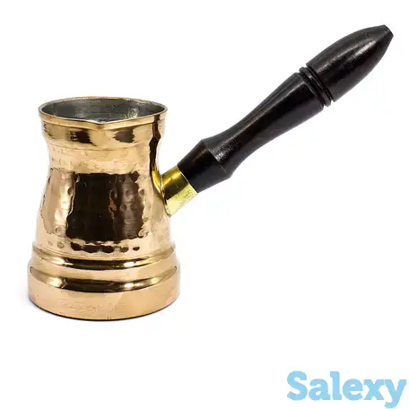 Турка стальная с медным покрытием, 250 мл, фотография 1