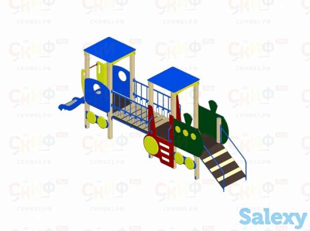 Детский игровой комплекс «Паровозик» ДИК 1002, фотография 1