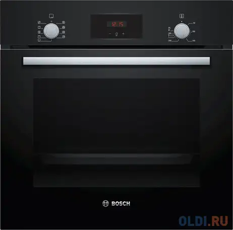 Электрический шкаф bosch hbf114eb0r черный, фотография 1