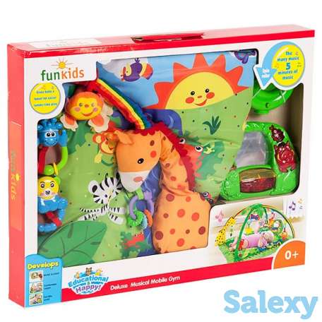 Развивающий коврик Funkids Delux Play Gym Giraffe, фотография 2
