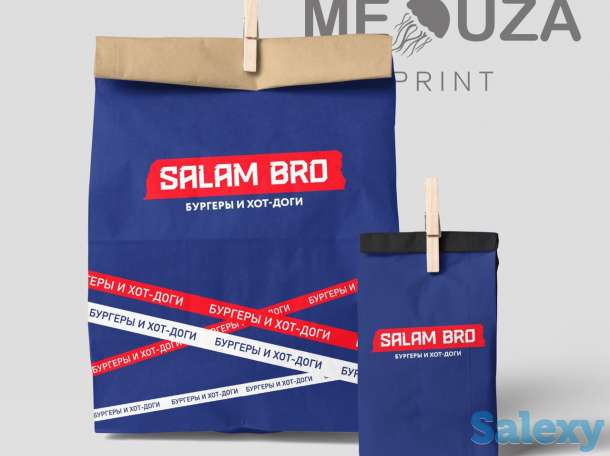 пакет с логотипом, фотография 4