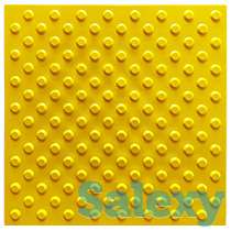 Тактильная плитка конусообразный риф в шахматном порядке материал ПВХ, ТПУ, ПУ, фотография 4