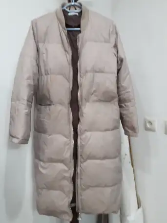 продам  пуховик  женский  удлиненный, фотография 1