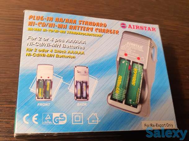 Зарядное устройство, зарядка для аккумуляторных батареек Ni-Cd/Mh, фотография 5