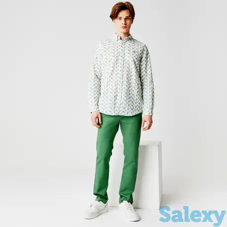 Мужские брюки lacoste slim fit, фотография 1