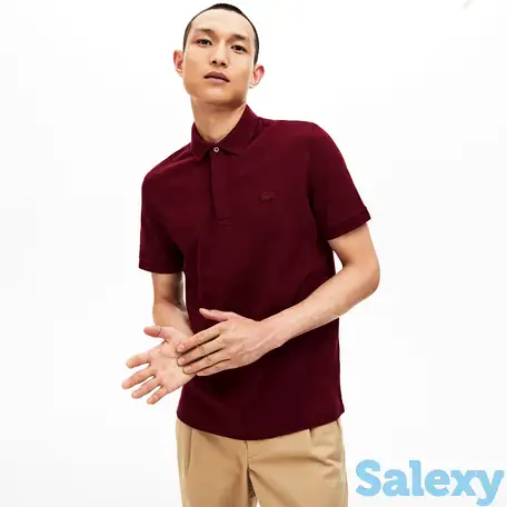 Мужское поло lacoste paris polo regular fit, фотография 1