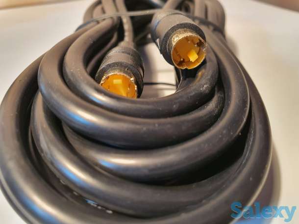 Межблочный кабель 4 DIN -4 DIN, круглый 4 контакта Премиум качество 5м, фотография 2