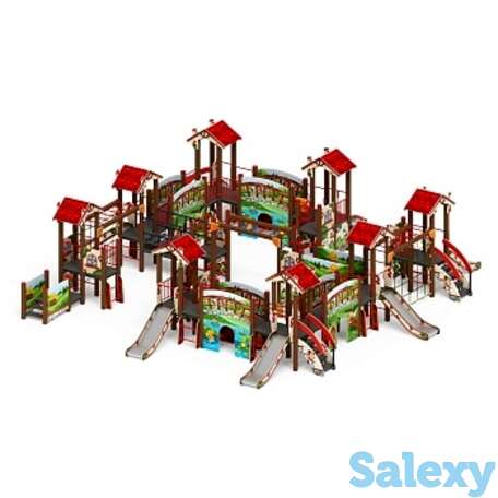 В гостях у сказки - дик 1.05.01-11.с - игровой комплекс h=900, фотография 1