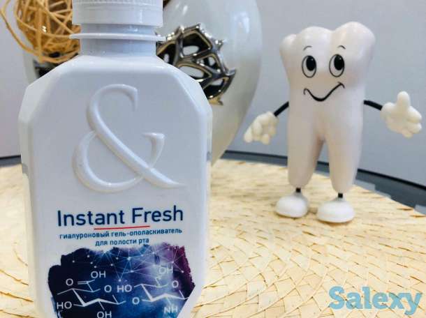 Гиаулуроновый гель-ополаскиватель для полости рта Instant Fresh от W&S, фотография 1