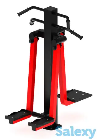 Хипс+маятник (красный) - уличный тренажер - ст 024-11, фотография 1