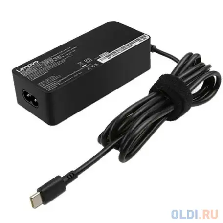 Блок питания для ноутбука lenovo 65w standard ac adapter usb type-c, фотография 1