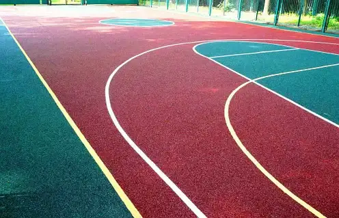 Тартановое покрытие из резиновой крошки фракции 2.4, фотография 1