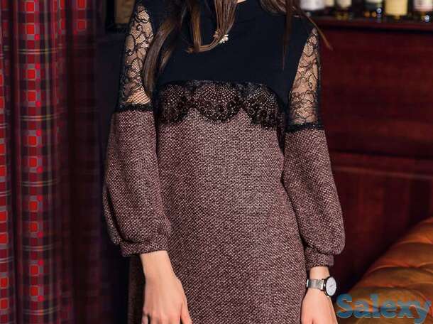 Платье-мини с кружевом, фотография 1