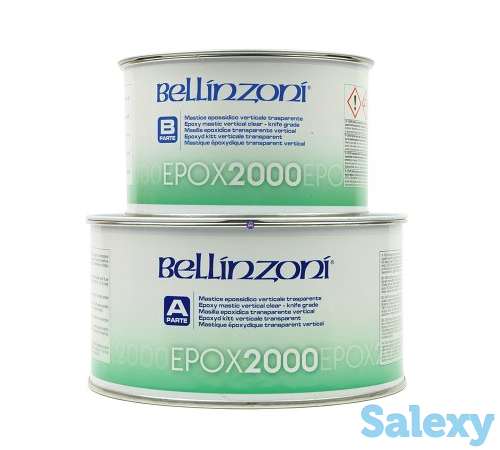 Эпоксидный клей для камня Bellinzoni EPOX 2000 А+В (Прозрачный) 2.25кг, фотография 1